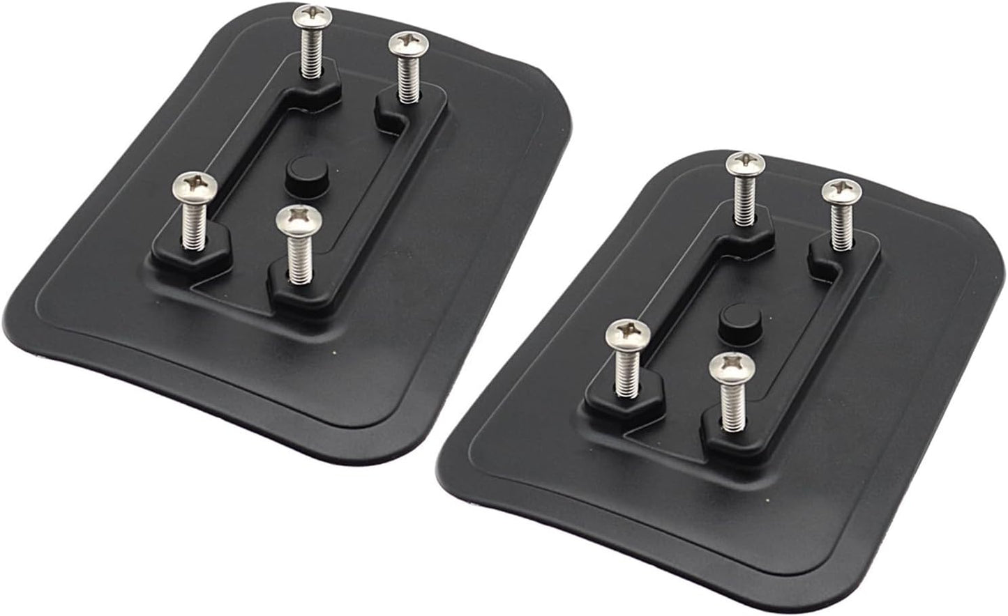 KEXIAO 2Pcs Inflatable Boats Glues on Pad Kayaking Inflatable Boats Rod Holder Fish Finders Mount Fishing Tool Accessories