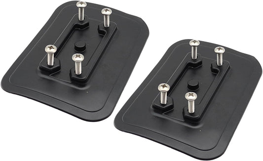 KEXIAO 2Pcs Inflatable Boats Glues on Pad Kayaking Inflatable Boats Rod Holder Fish Finders Mount Fishing Tool Accessories