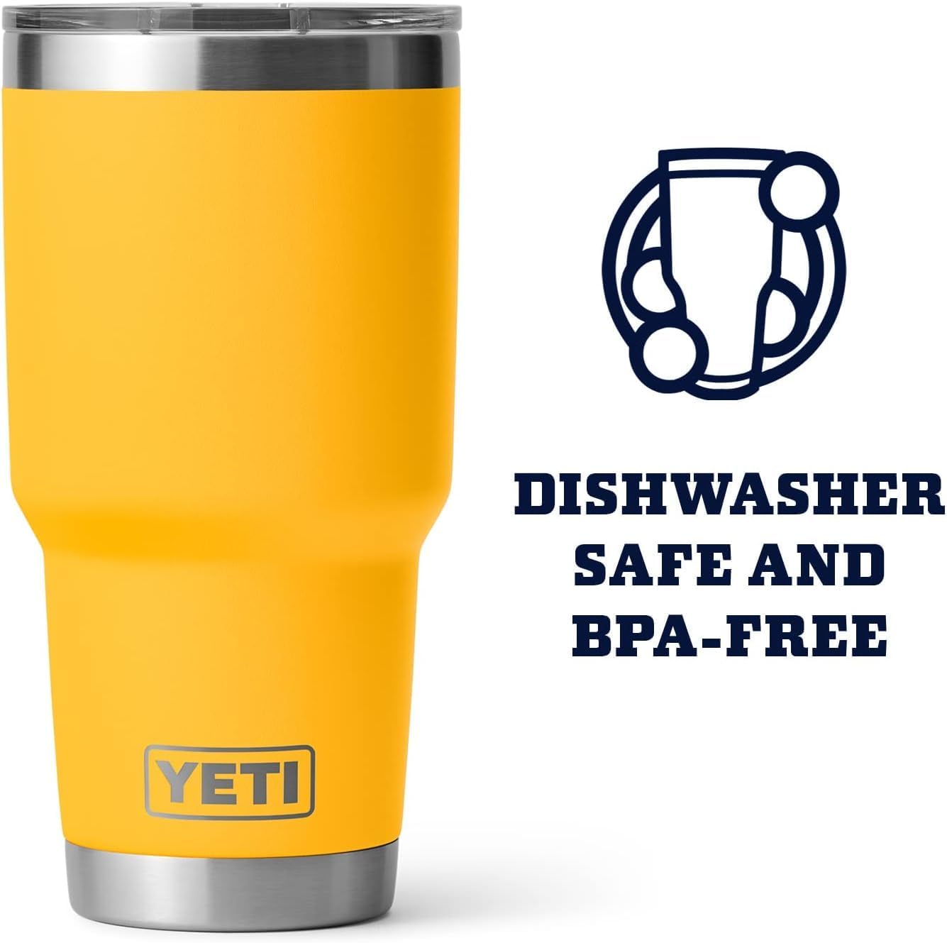 YETI Rambler 30 oz Stainless Steel Vacuum Insulated Tumbler w/MagSlider Lid