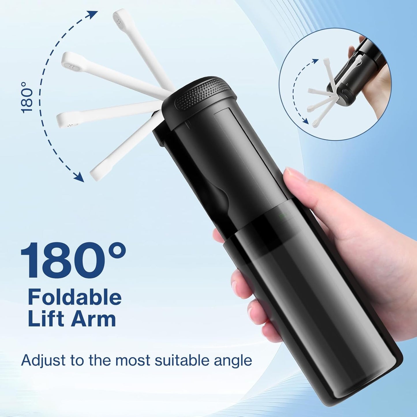 Portable Bidet for Travel, Rechargeable Handheld Bidet with 5 Modes, LED Screen, 250ML Waterproof Electric Sprayer for Baby/Women/Men, Personal Hygiene Cleaning, Postpartum Care