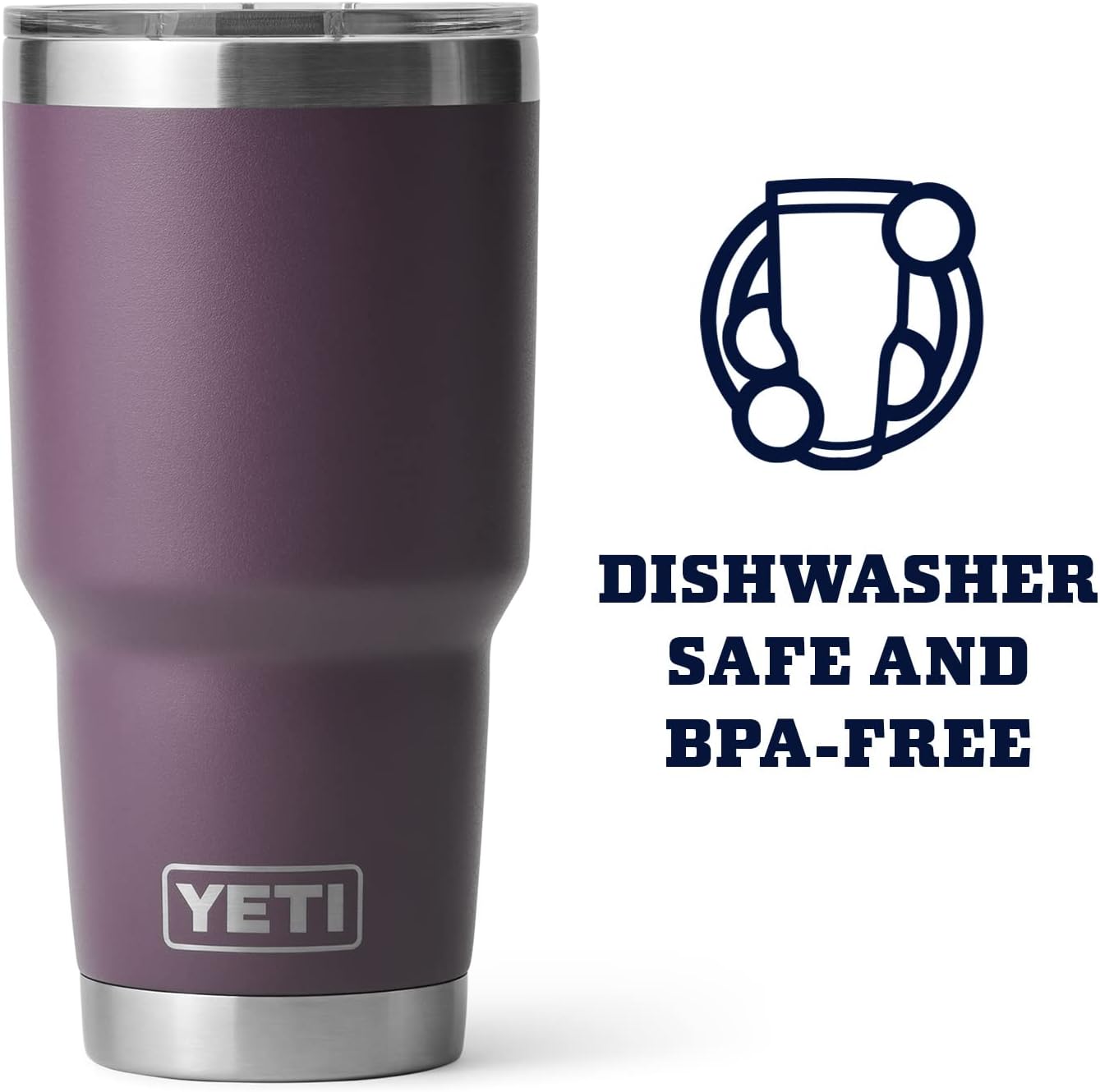 YETI Rambler 30 oz Stainless Steel Vacuum Insulated Tumbler w/MagSlider Lid