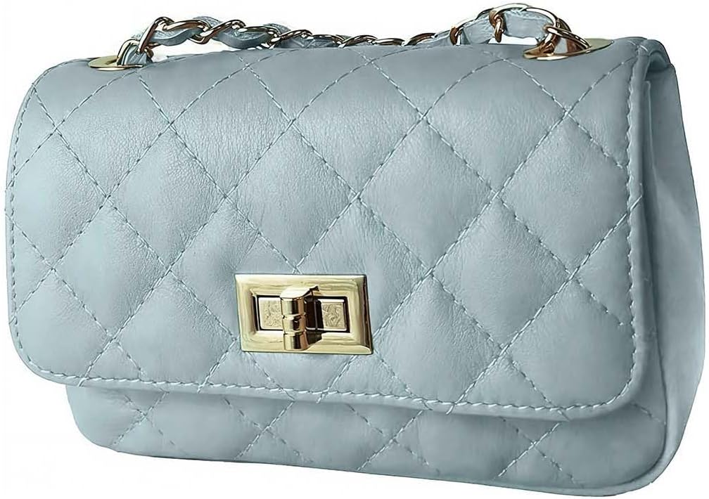 MamaMilano Women/Girls Italian Handmade Genuine Leather Cleo Shoulder Bag/Purse/HandBag/Totebag with Shoulder Strap
