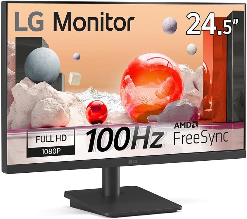 LG 24MR41A 23.8” Full HD IPS Monitor with AMD FreeSync and 100Hz Refresh Rate