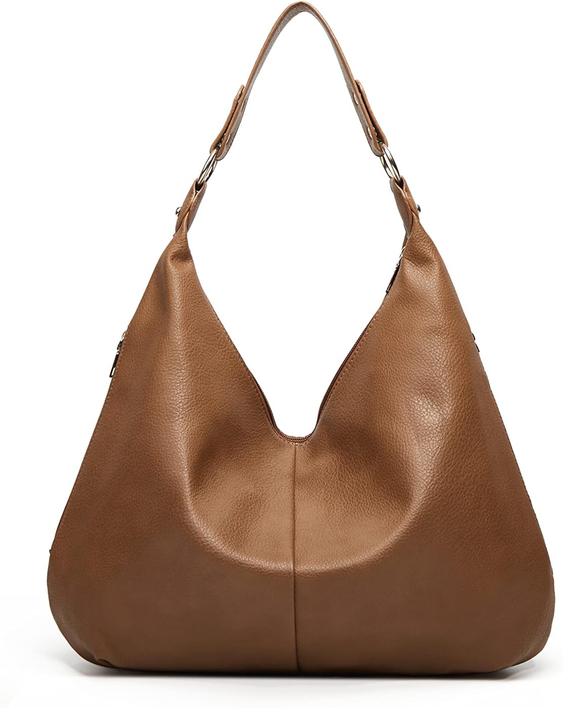 Ashioup Hobo Bags for Women Soft PU Leather Shoulder Bag Vintage Slouchy Handbag with Zipper