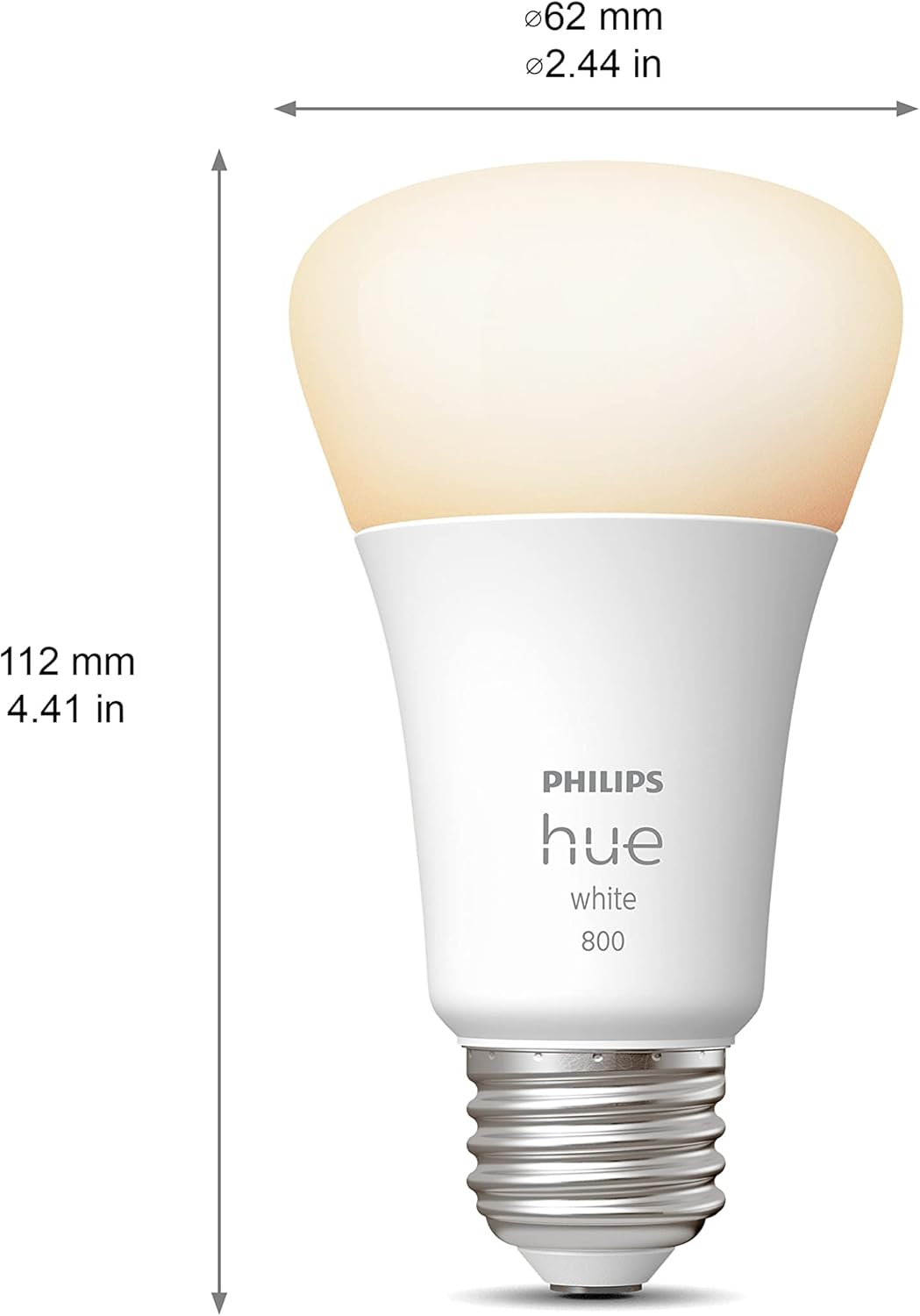 Philips Hue White and Colour Ambiance A19 E26 LED Smart Bulb, Bluetooth & Zigbee Compatible (Hue Hub Optional), Works with Alexa & Google Assistant A Certified for Humans Device (562785),3 Pack