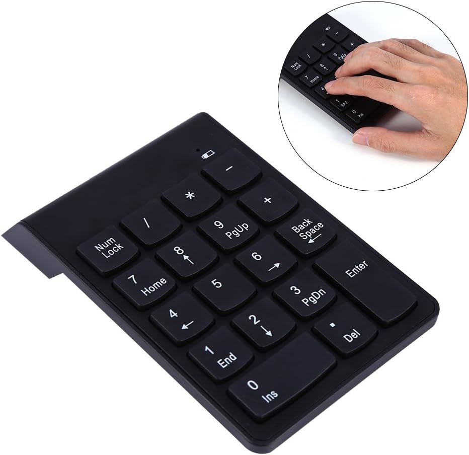 Purilite Select Slim Wired Numeric Keypad | 18-Key Plug & Play USB Number Pad