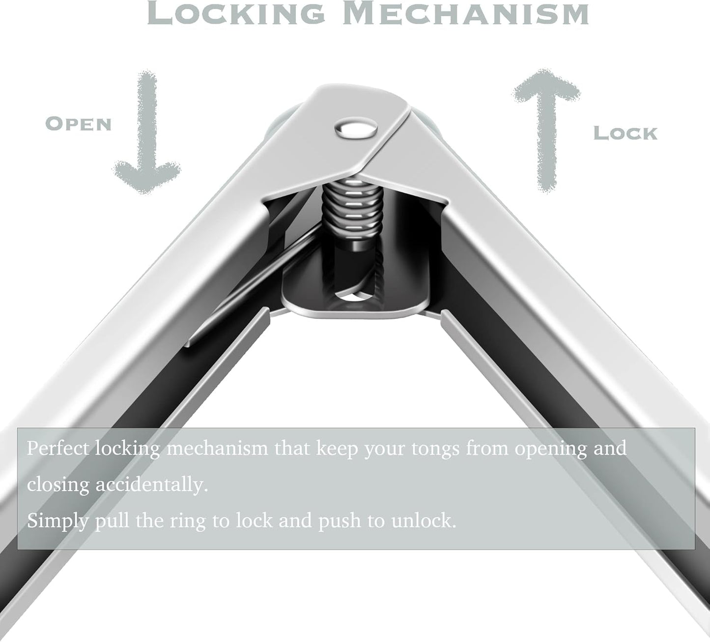 Purilite Select Silicone & Stainless Steel Kitchen Tongs