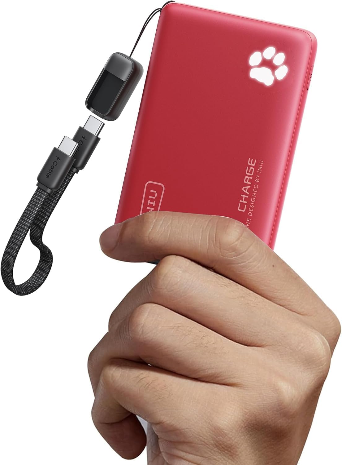 Ultra Slim 45W Fast Charging Power Bank | 10000mAh Portable Charger | USB-C Input Output Battery Pack | Mini Travel Power Bank | Pocket-Size External Battery for Phone and Tablet - PuriLite