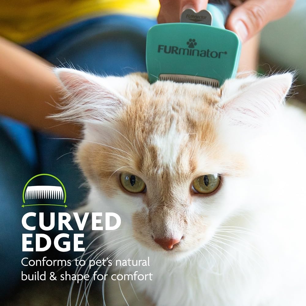 FURminator Short Hair deShedding Tool For Cats (Small)