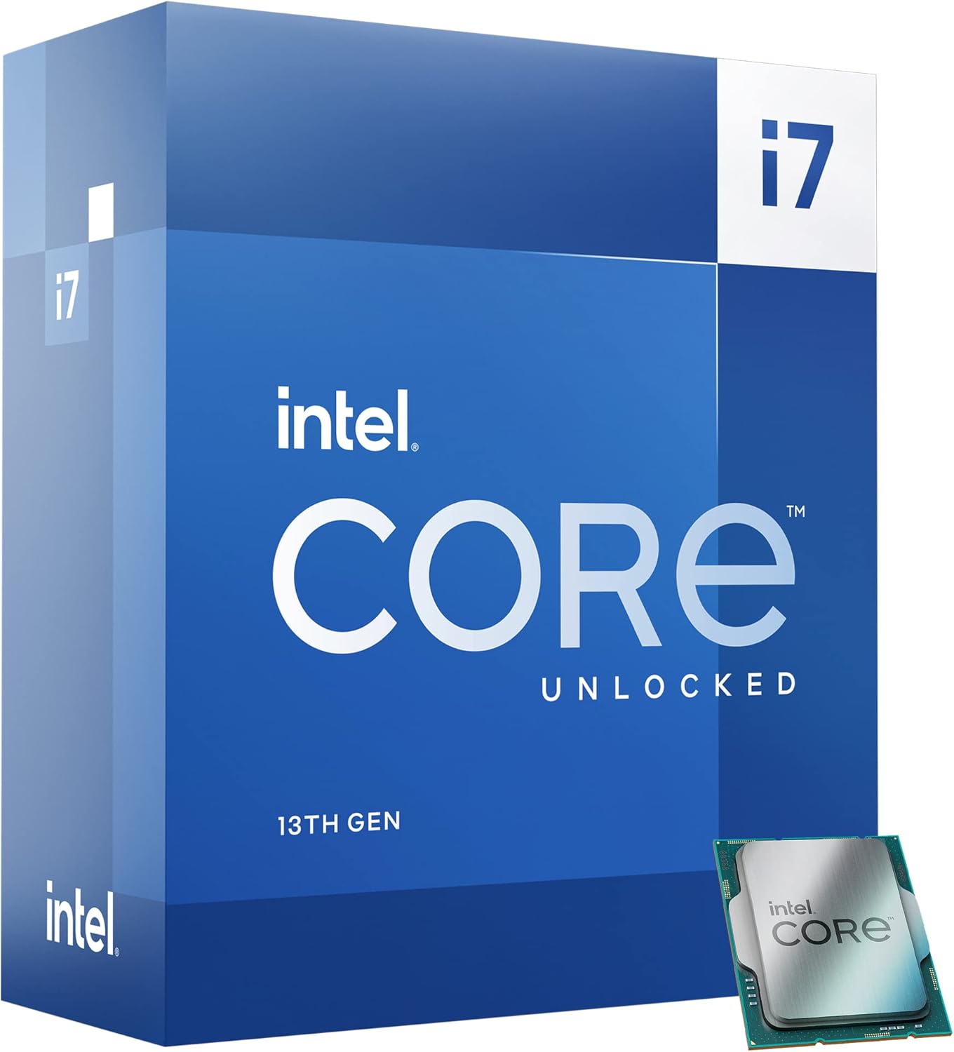 Intel Core i7-13700K Desktop Processor 16 cores (8 P-cores + 8 E-cores) 30M Cache, up to 5.4 GHz