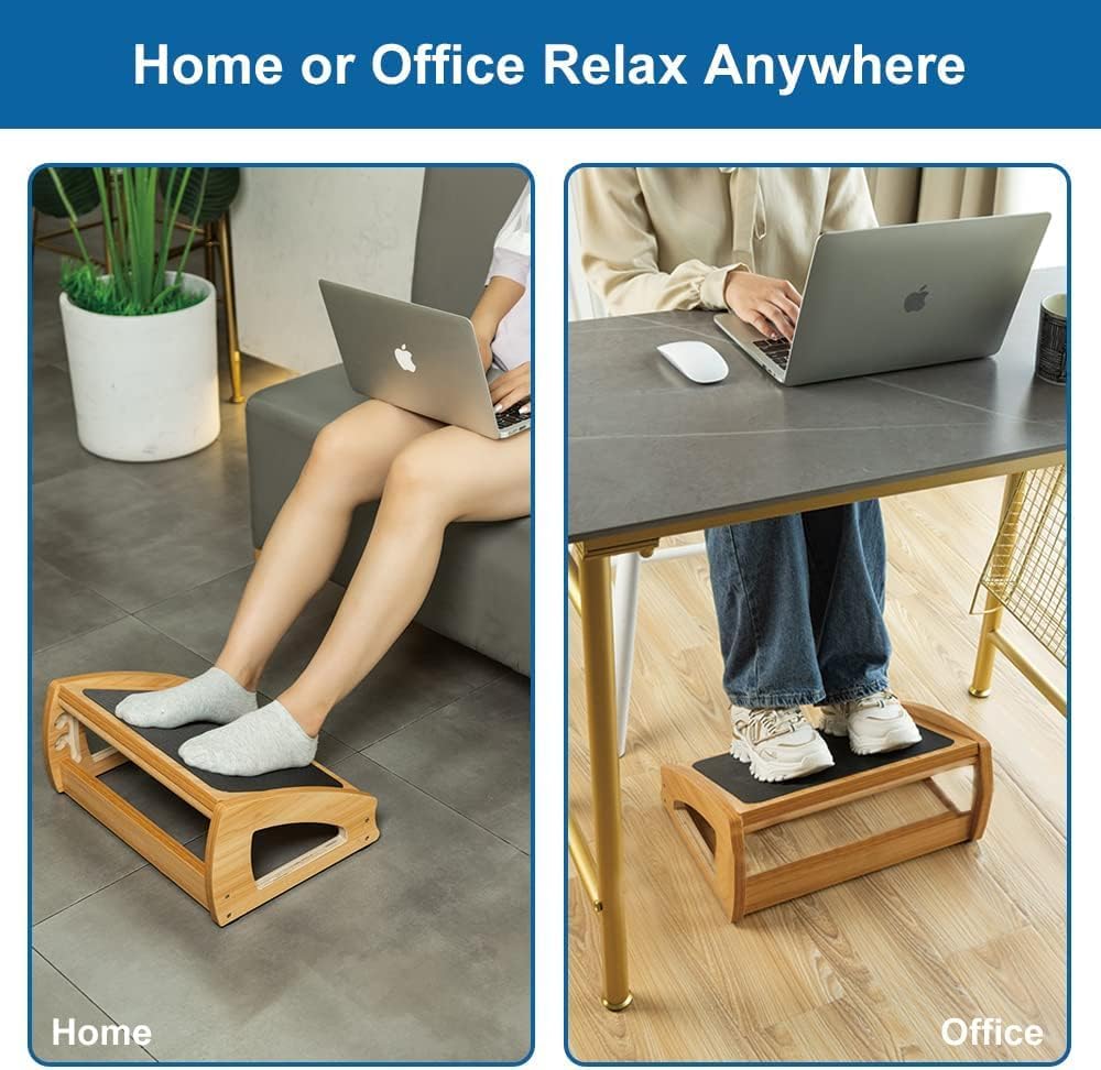 Purilite Select Adjustable Under Desk Footrest