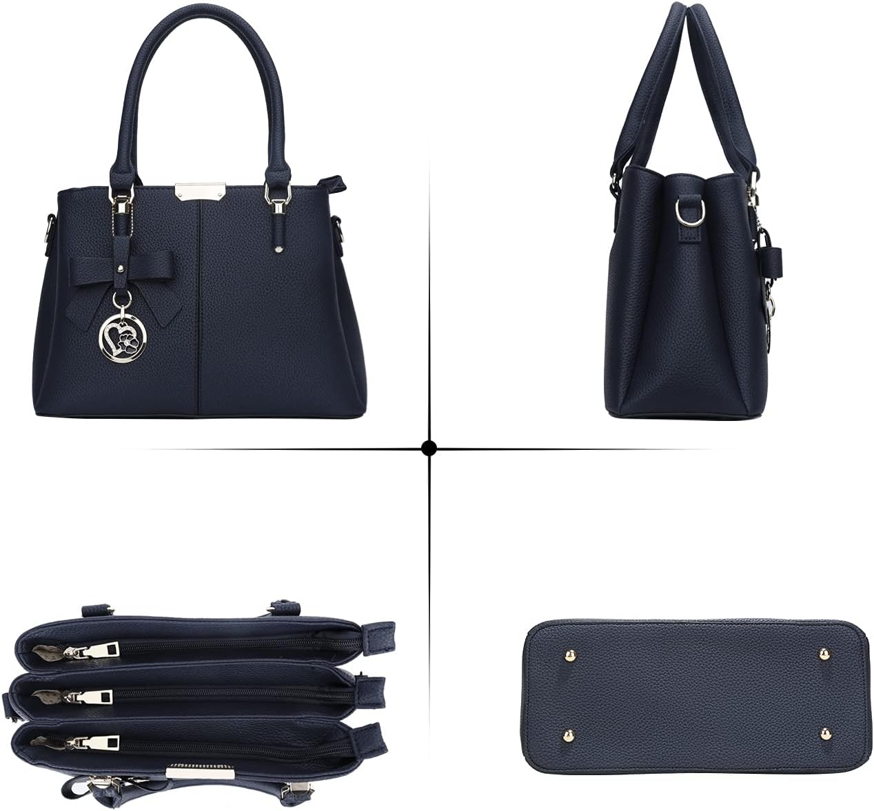 KKXIU Trendy Tote Bag for Women Lightweight Oxford Big Capacity Shoulder Purses and Handbags