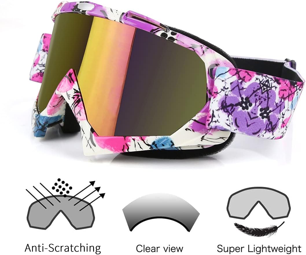 JAMIEWIN ATV Goggles Motorcycle - PuriLite
