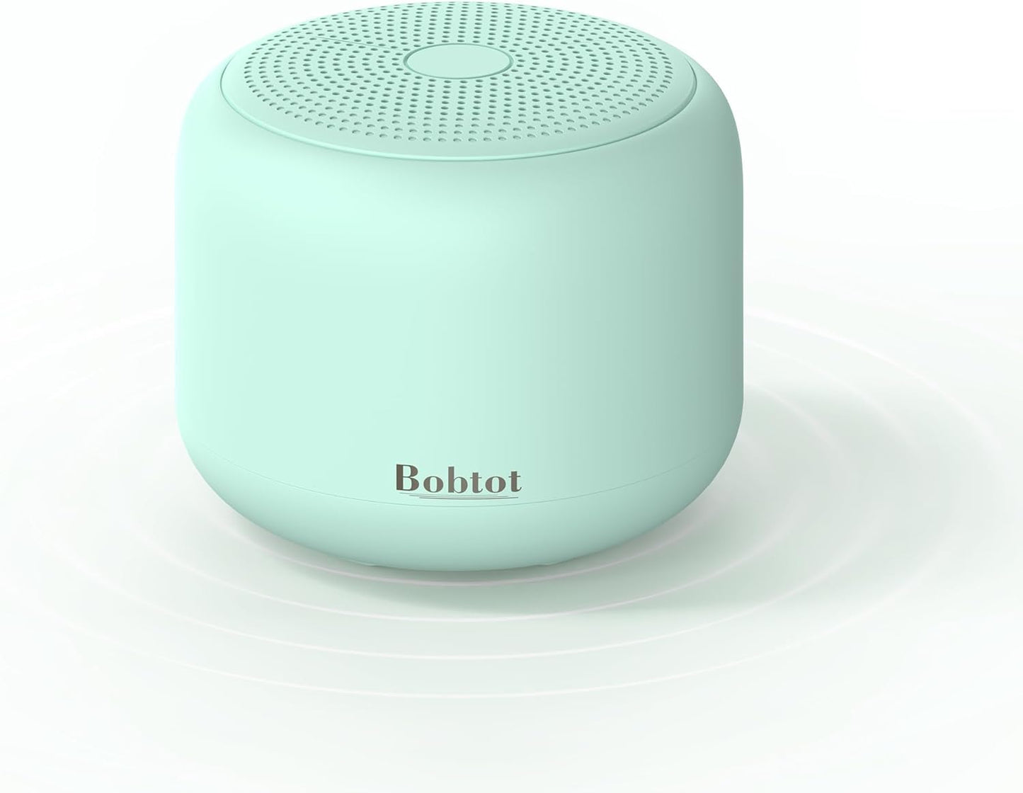 Bobtot Portable Bluetooth Speakers with Strap Easy to Carry, Wireless IPX5 Waterproof Mini Speaker with Loud Stereo Sound, 20 Hours Playtime, Rechargeable Battery, Built-in Microphone (Green)