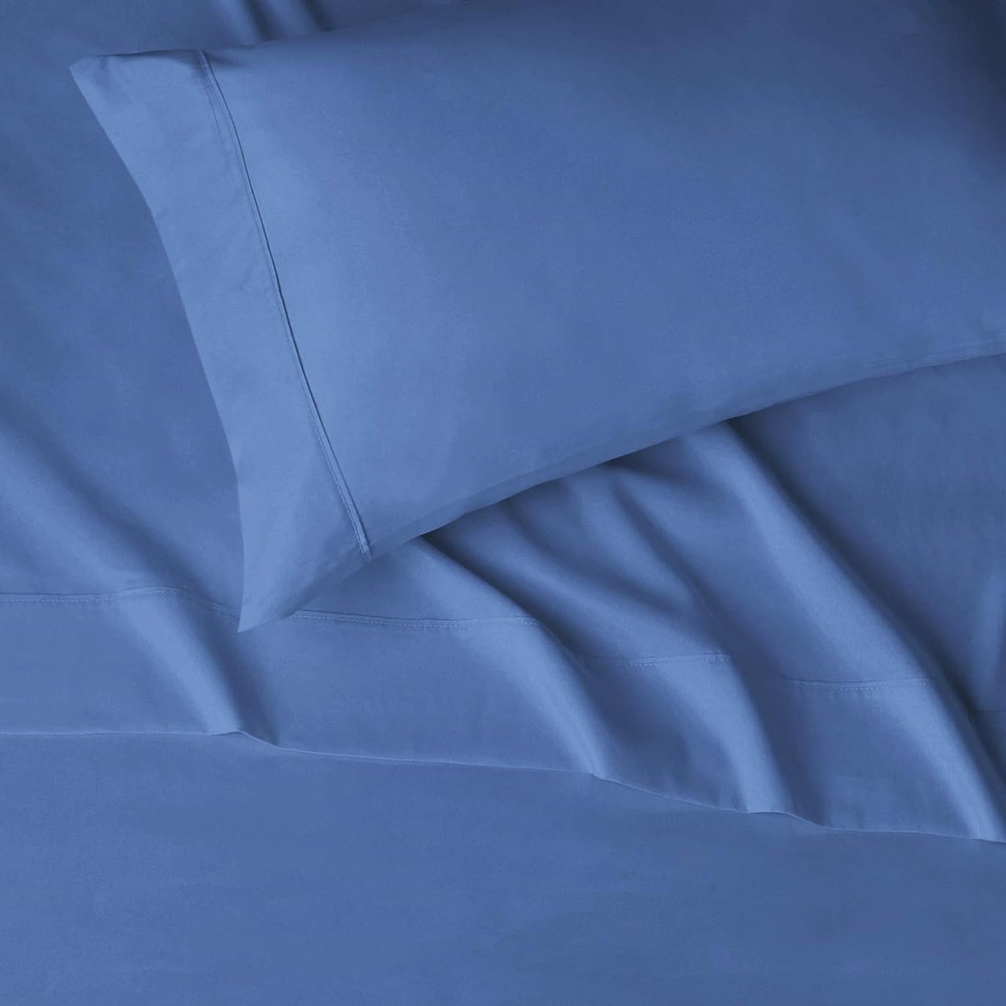 Amazon Basics Lightweight, Breathable Microfiber 4-Piece Bed Sheet Set with 14-Inch Deep Pockets, Full, Blush Pink, Solid