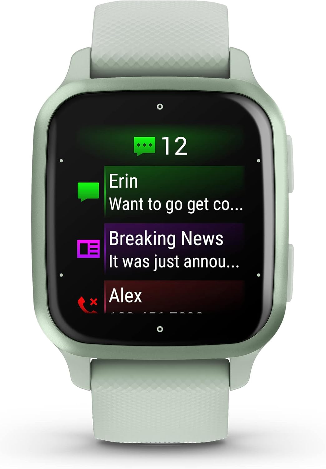 Garmin Venu® Sq 2 GPS Smartwatch, All-Day Health Monitoring, Long-Lasting Battery Life, AMOLED Display, Slate and Shadow Gray