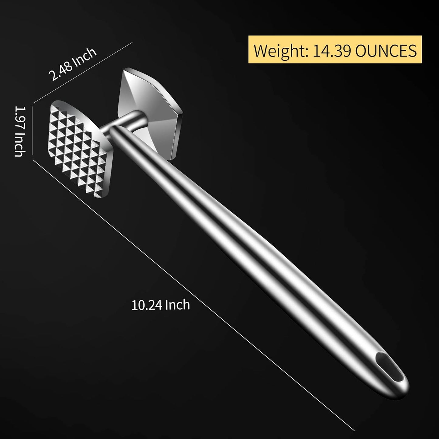 Purilite Select Double-Sided Meat Tenderizer Mallet