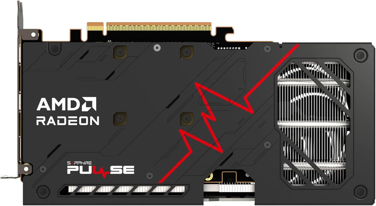 Sapphire 11350-03-20G Pulse AMD Radeon™ RX 9060 XT Gaming OC Graphics Card with 16GB GDDR6, AMD RDNA 4