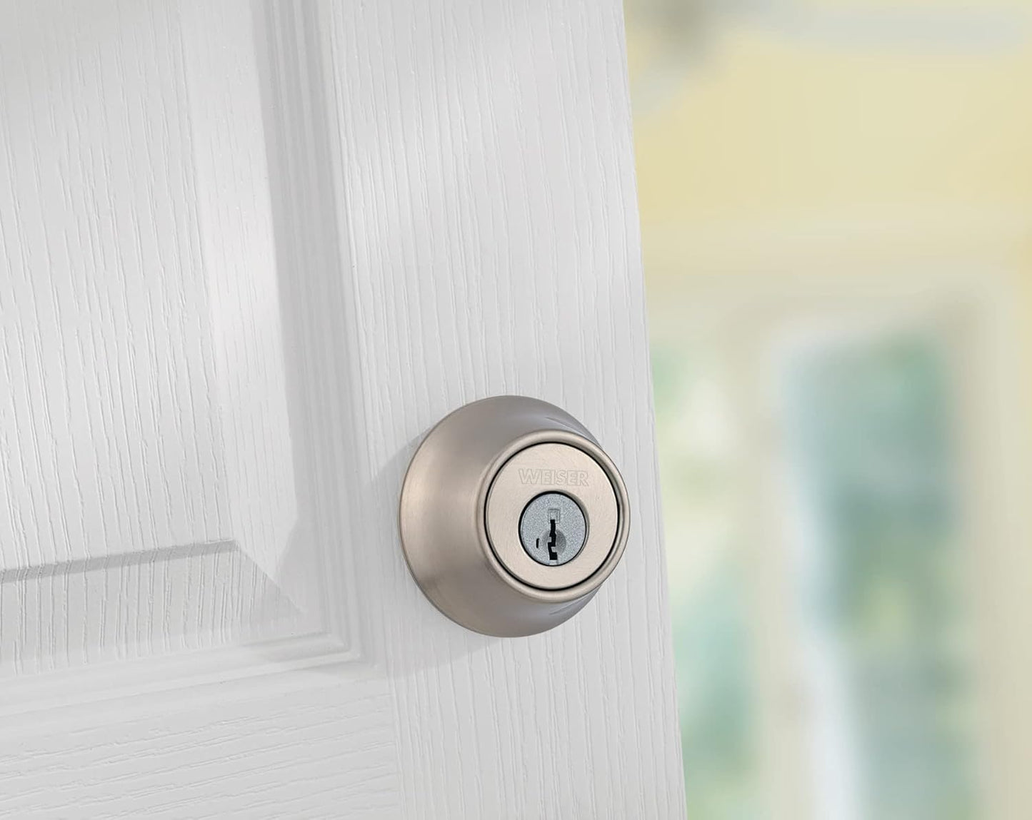 Weiser Powerbolt 3 Matte Black Keyless Entry Door Lock/Deadbolt Lock, 10-Button Keypad Door Lock with Auto Lock and 12-Month Battery Life, Electronic Door Locks for Front Door, Home Décor