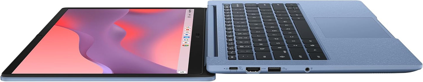 ASUS Chromebook CX14 Laptop, 14" Full HD NanoEdge Display, Intel Celeron N4500 Processor, 64GB eMMC, 4GB RAM, ChromeOS, Fabric Blue, CX1405CKA-AS01-CB