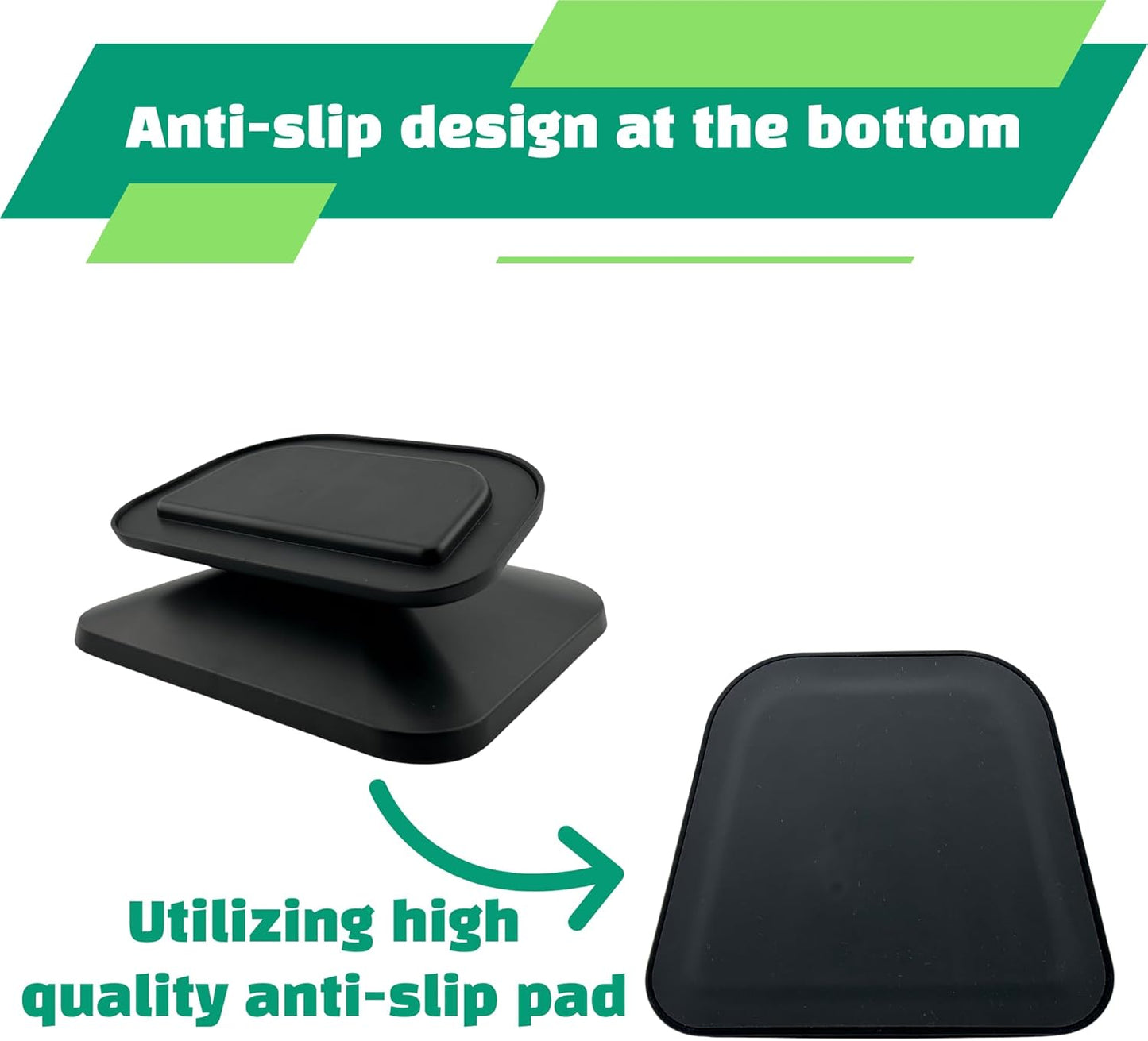 Sintron Adjustable Magnetic Stand Mount for Echo Show 5 (3rd Gen) & iPhone Models, Smart Display Stand Holder for Show 5 3rd Gen with 360 Degree Rotation, Swivel Tilt Function, Anti-Slip Base (Black)