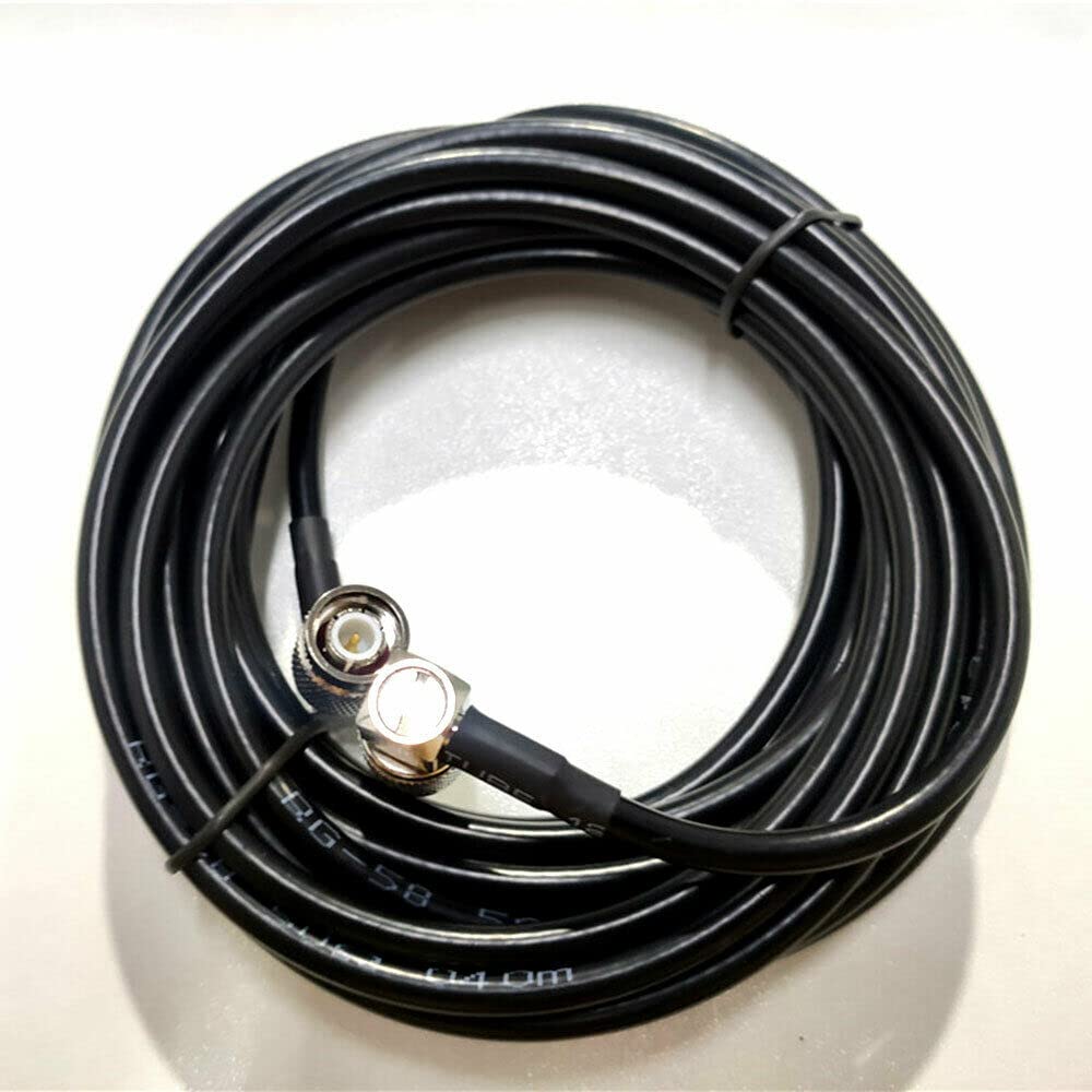 15FT 90° Ag Leader Antenna Cables for Trimble GPS EZ-Guide FMX TNC Male to Male