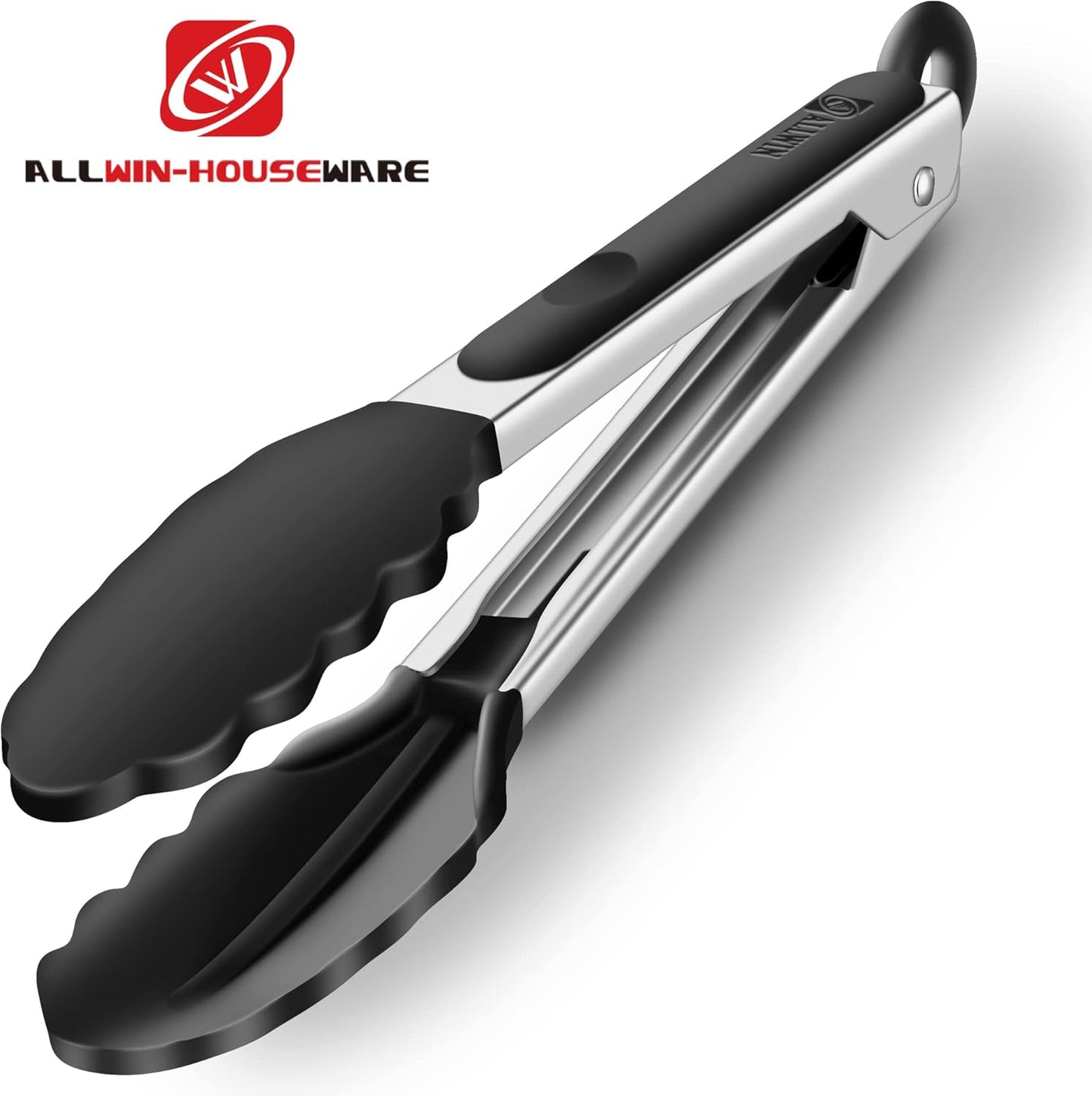 Purilite Select Silicone & Stainless Steel Kitchen Tongs