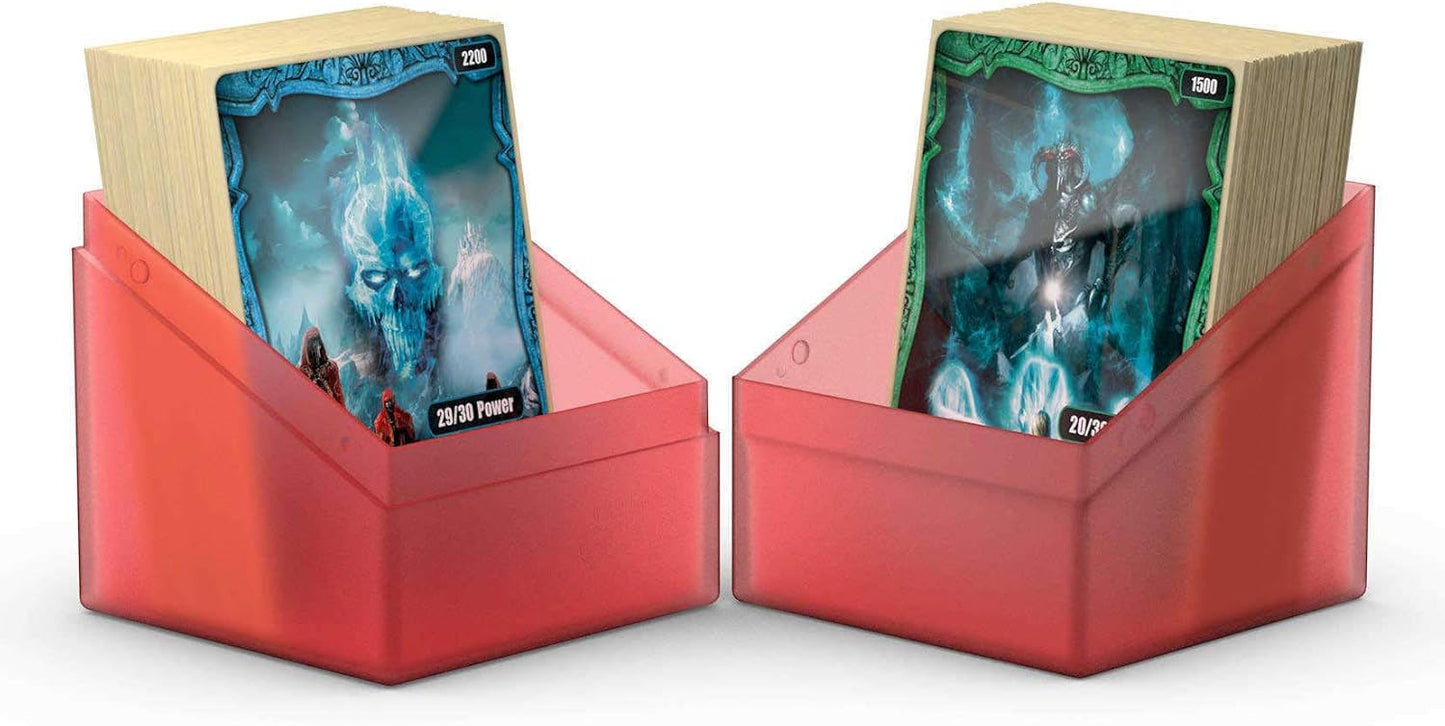 Ultimate Guard Boulder 100+ Classic, Deck Case for 100 Double-Sleeved TCG Cards, Onyx, Secure & Durable Storage for Trading Card Games, Soft-Touch Finish