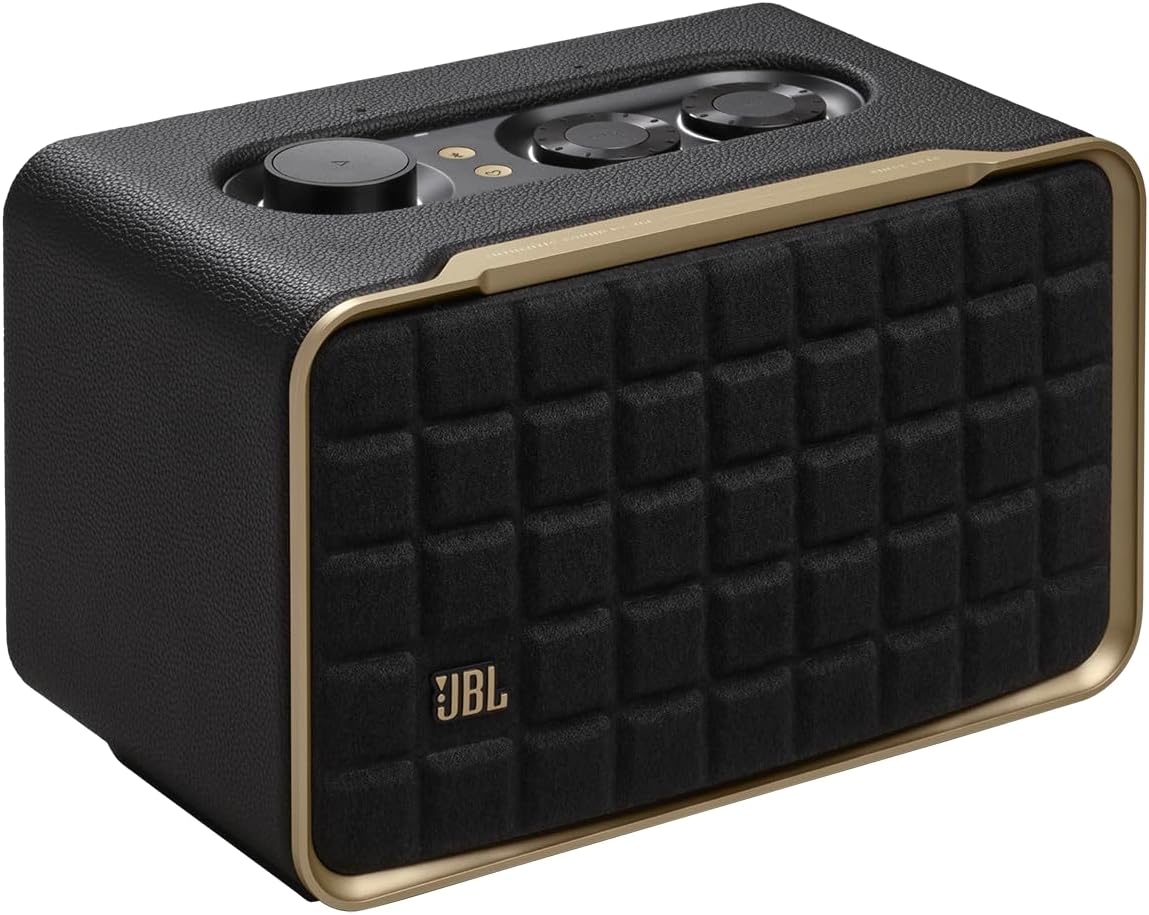 JBL Authentics 300 - Wireless Home Speaker, Music Streaming Services via Built-in Wi-Fi, Built in Battery, Built in Alexa and Google Assistant