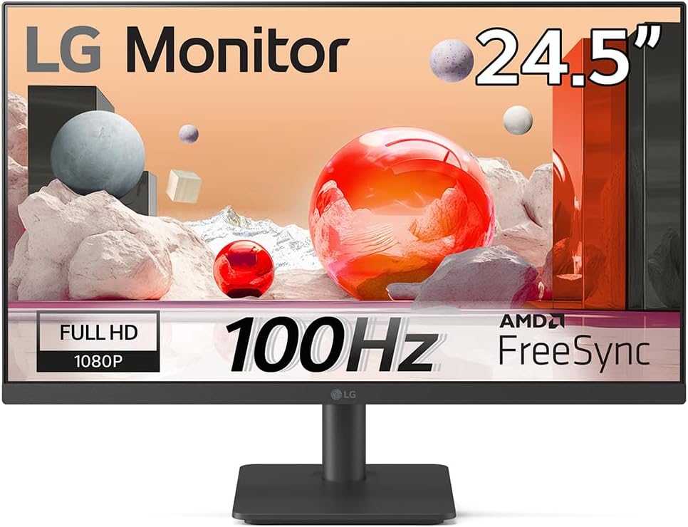 LG 24MR41A 23.8” Full HD IPS Monitor with AMD FreeSync and 100Hz Refresh Rate