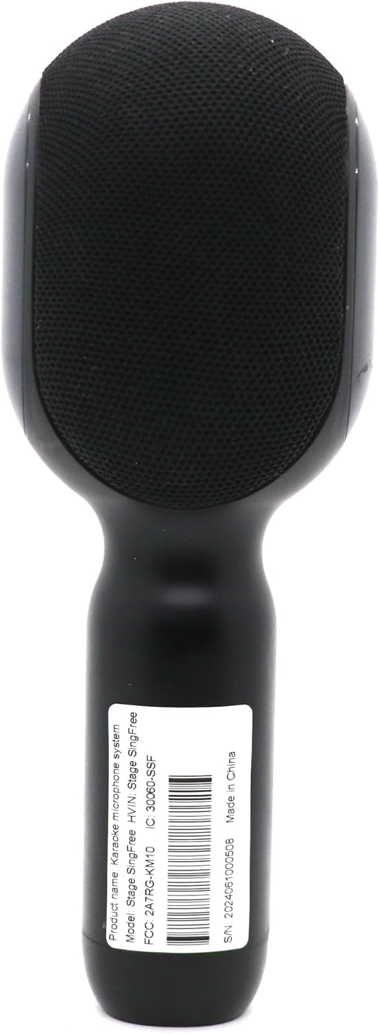 Wireless Bluetooth Karaoke Microphone, 5-in-1 Portable Handheld Mic Speaker with Dynamic RGB Lights, Mini Karaoke Machine for Car Travel Home Party, Music Recording, Duet Singing, Gift for Kids Adults