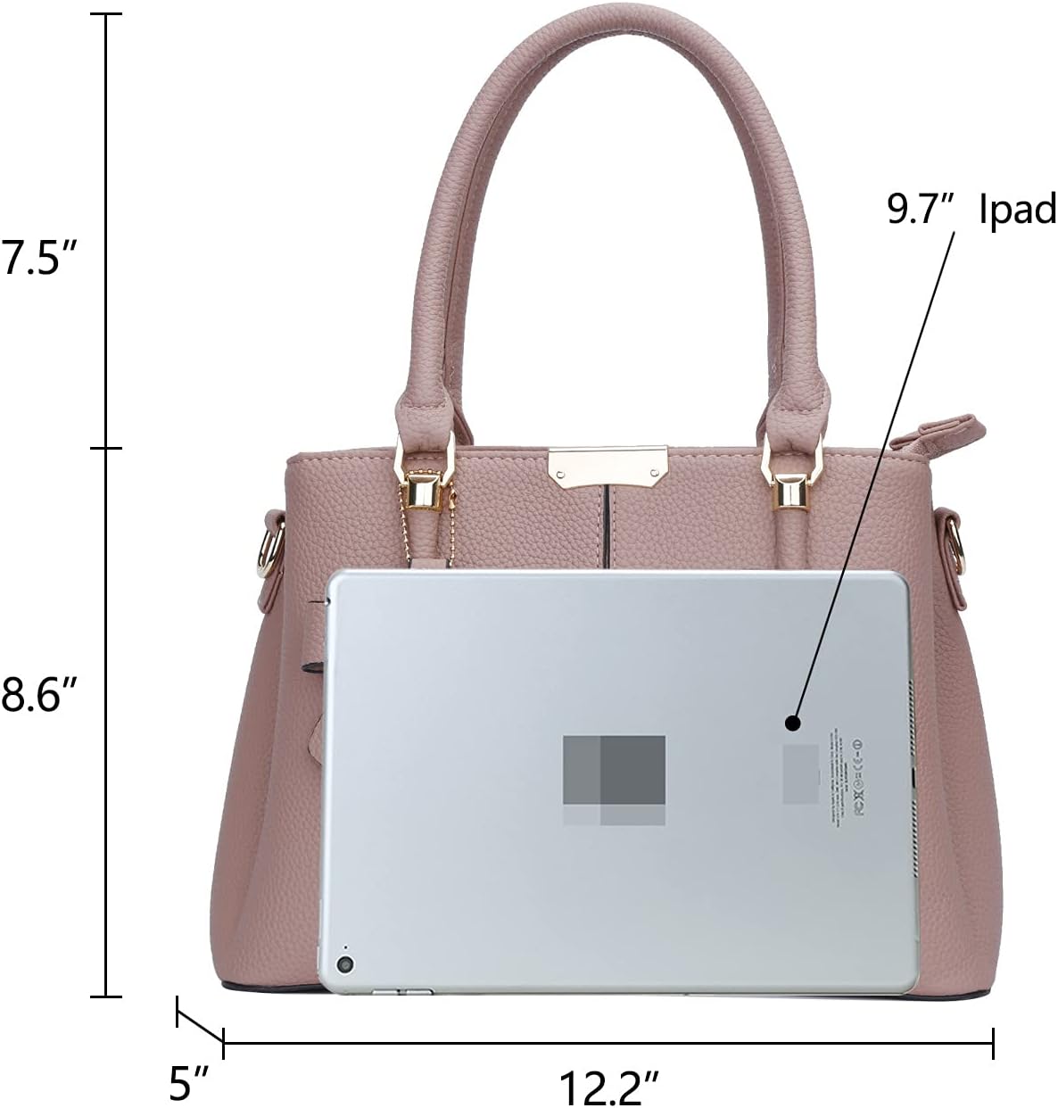 KKXIU Trendy Tote Bag for Women Lightweight Oxford Big Capacity Shoulder Purses and Handbags