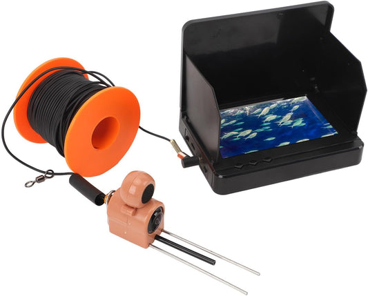 Fishing Camera, Fish Finder Underwater Fishing Camera 4.5inch Screen Infrared Night Vision 8000mAh Battery IPS Display for Fishing Lake Boat Kayak