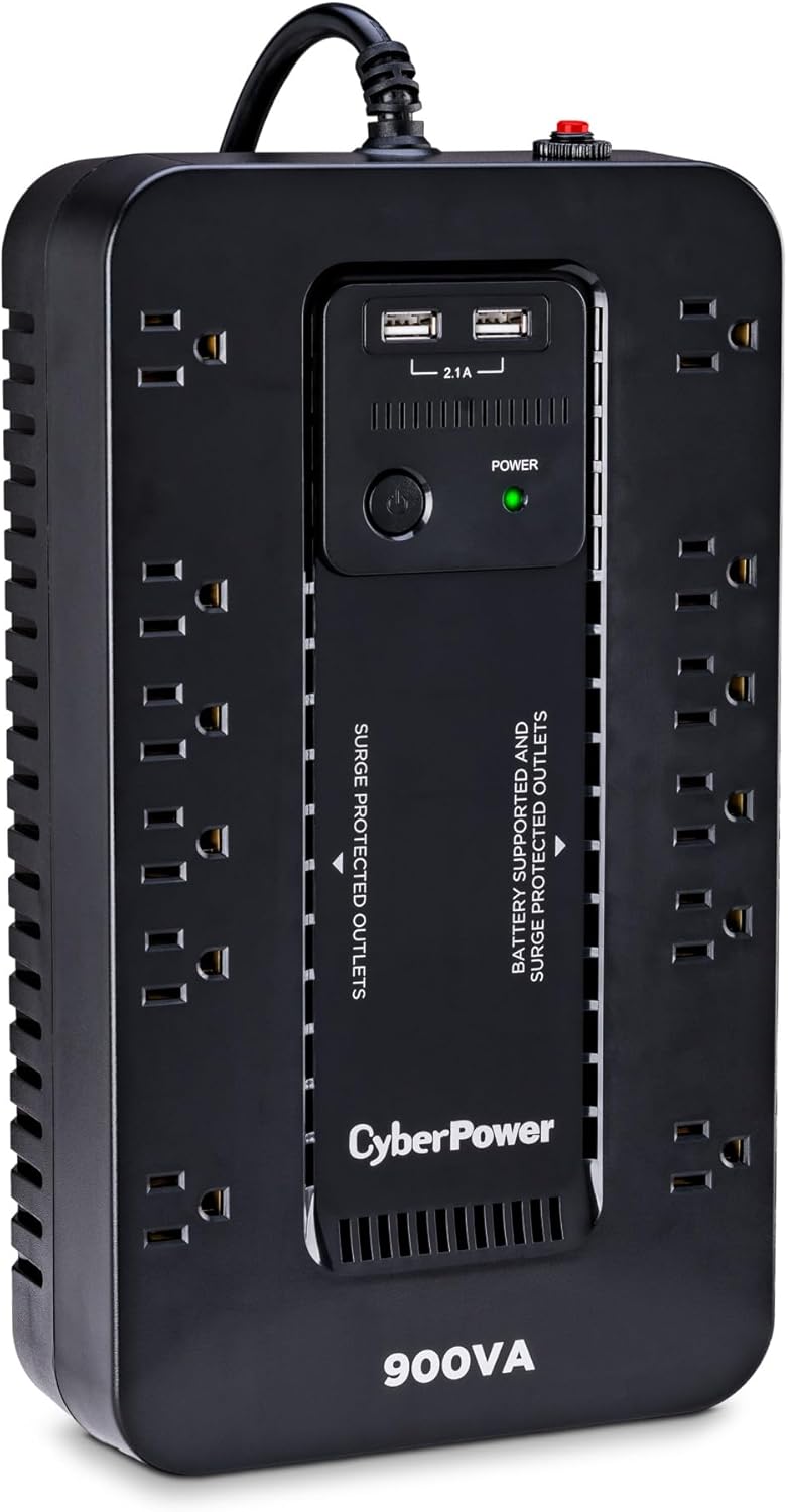 CyberPower ST425 Standby UPS System, 425VA/260W, 8 Outlets, Compact