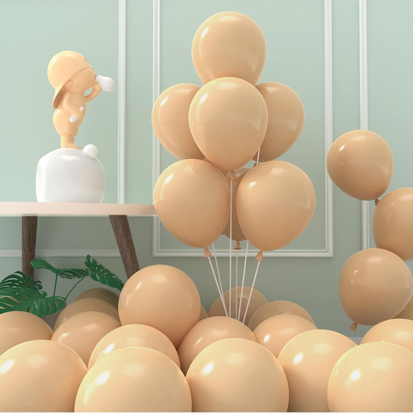 Gold Metallic Chrome Latex Balloon Arch Kit, 102PCS 18In 12In 10In 5In Arch Garland For Festival Picnic, Engagement, Wedding, Birthday Party, Gold Theme Anniversary Decoration With 33FT Ribbon