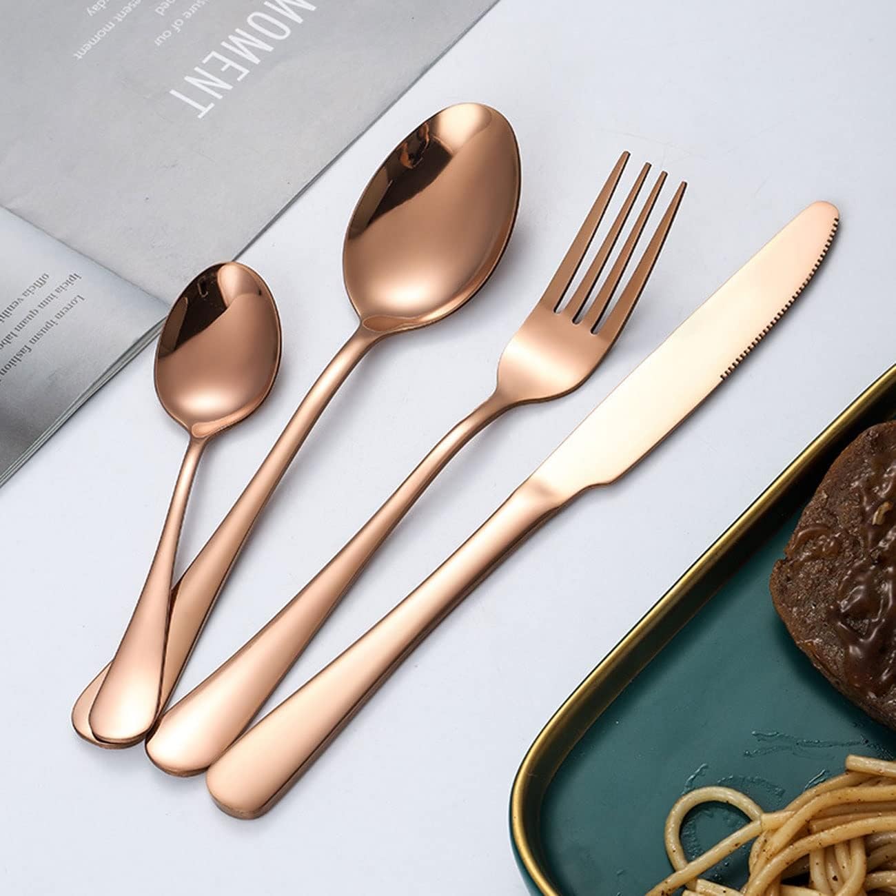 Purilite Select 24-Piece Silverware Set – Mirror Polished