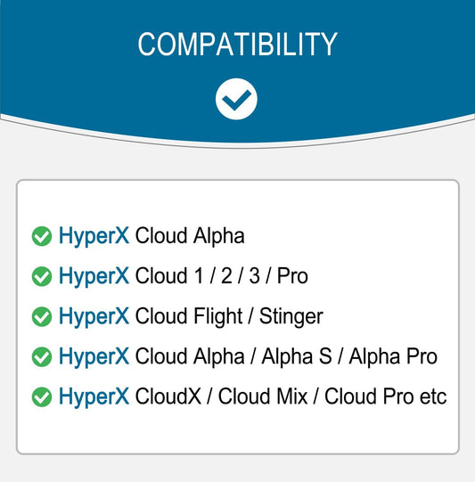 GEVO Replacement Headphone Headband Cover for HyperX Cloud & Alpha,Cloud 1/2/3/Pro,Cloud X/Core,Flight,Stinger Gaming Headset,Headband Cushion Easy Installation No Tool Needed-Velvet Black - PuriLite