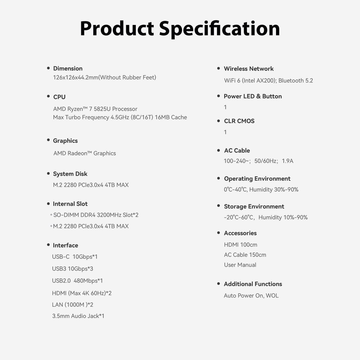 Beelink SER5 MAX Mini PC, AMD Ryzen 7 6800H(6nm, 8C/16T) up to 4.7GHz, Mini Computer 32GB LPDDR5 RAM 500GB NVME SSD, Micro PC 4K@60Hz Triple Display, Mini Gaming Computer WiFi6/BT5.2/HTPC/W-11 Pro
