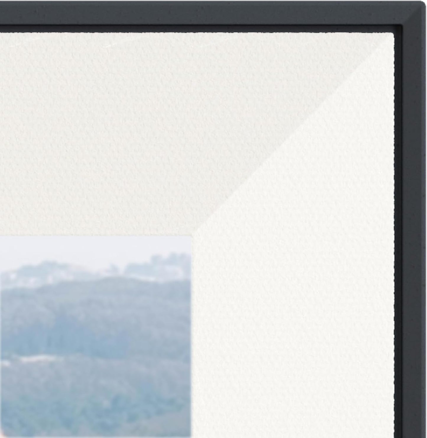 Aura Aspen 12" Digital Photo Frame - Black with Paper Mat