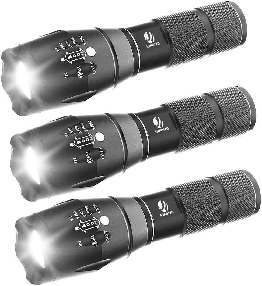 Flashlight Rechargeable 5 Modes of 10000 High Lumen,IPX6 Waterproof Flashlight,LED Flashlight Ultra Bright,Portable Flashlight for Outdoor Activities Such as Camping,Cycling,Mountain