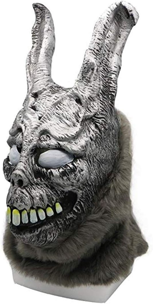 HOMELEX Frank Rabbit Mask Scary Donnie Darko Frank Mask Realistic Ghost Evil Bunny Headgear Halloween Cosplay Props for Adult - PuriLite
