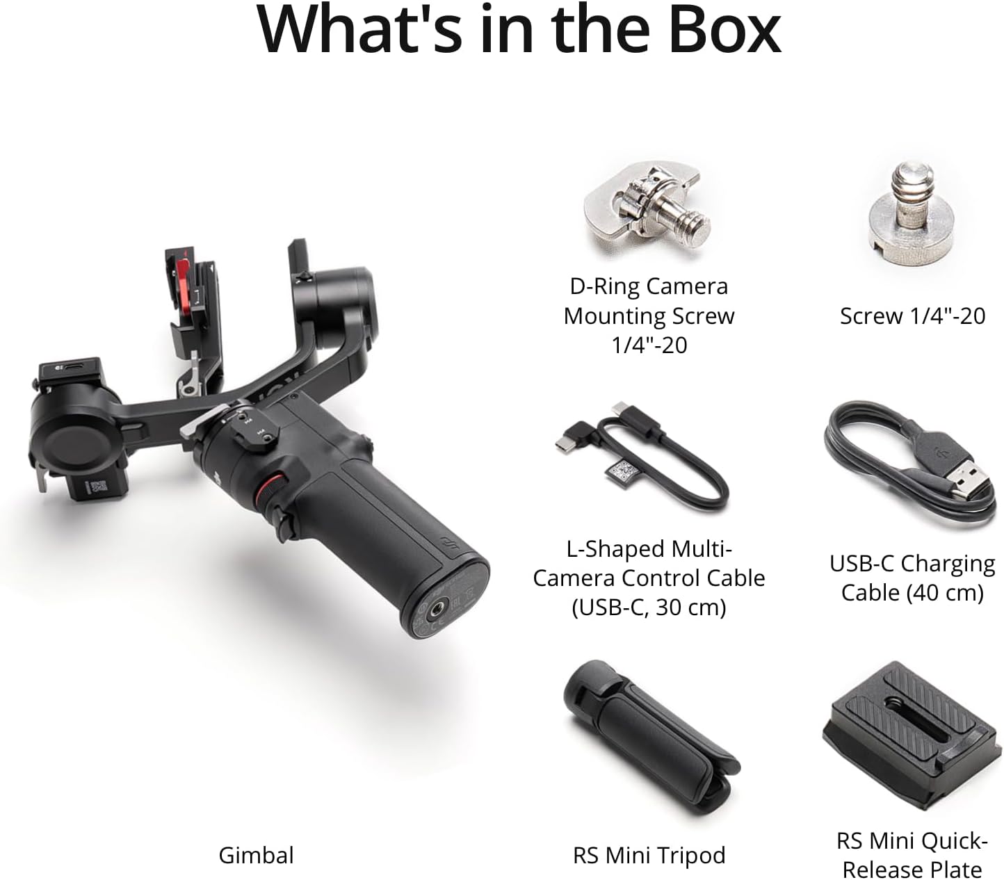 DJI RS 3 Mini, 3-Axis Gimbal Stabilizer for Cameras Canon/Sony/Panasonic/Nikon/Fujifilm, 2 kg (4.4 lbs) Tested Payload, Camera Stabilizer, Camera Gimbal with Native Vertical Shooting