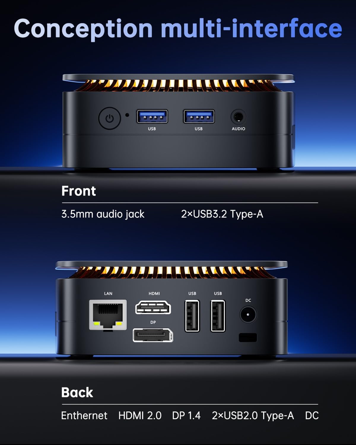 KAMRUI AK1PLUS Mini PC W-11 Pro, 12th Gen N95 Processor (up to 3.4GHz), Mini Desktop Computers with 16GB RAM 512GB M.2 2.5" SSD, Mini Computer Support Dual 4K UHD for Home Business Office