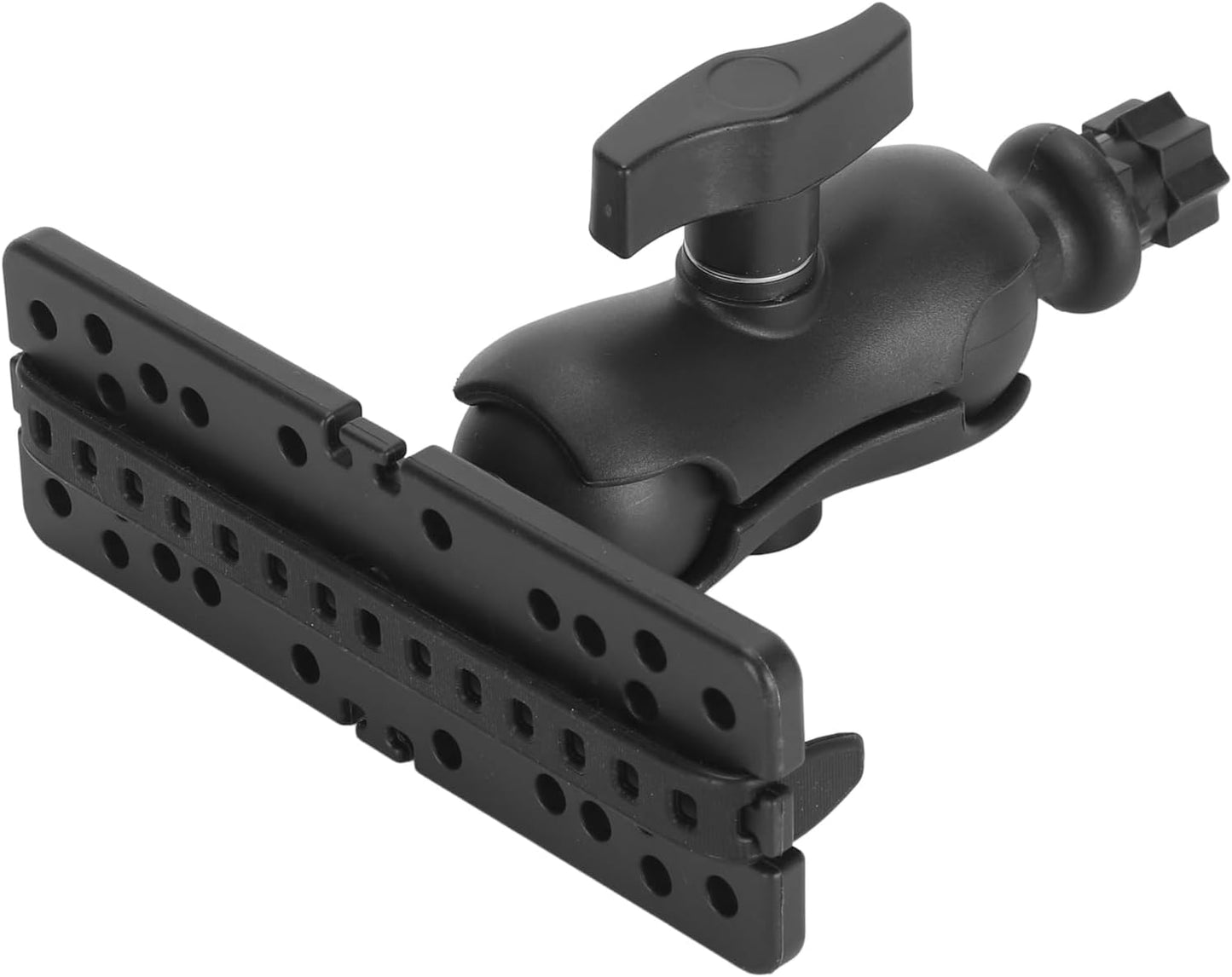 Fish Finder Mount Base,Universal 360° Rotation Fish Finder Bracket,Nylon & Silicone Rotating Ball Hex Base Holder for Marine Boat Kayak