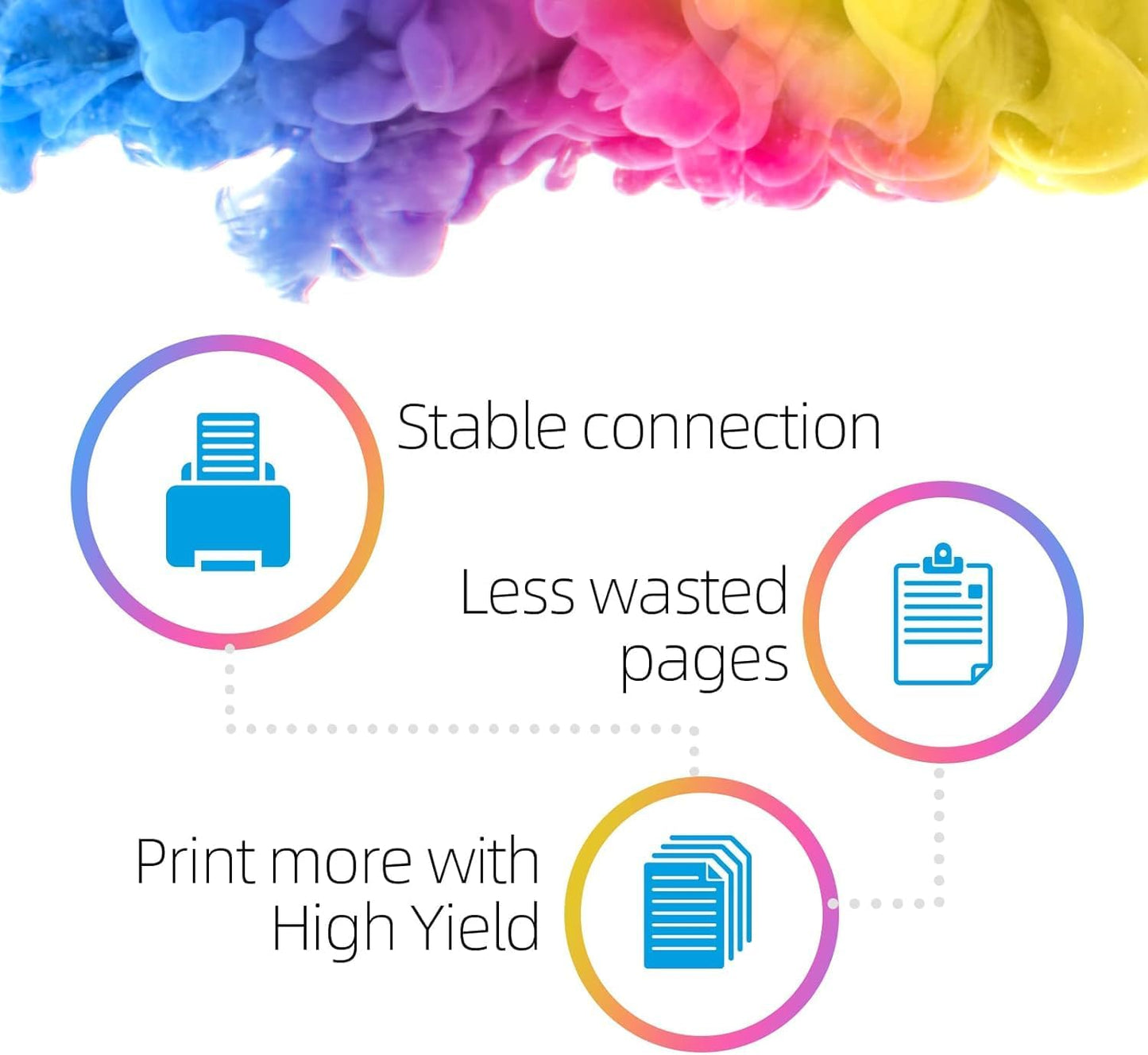 67XL Ink Cartridges Compatible for HP 67 Ink Cartridges Combo Pack Black Color Fit for Deskjet 2855e 4255e 2700 2755e 2734e 2842e 4255e 2827e 2723e 4155e 2742e Envy 6455e 6055e 6000 Printer