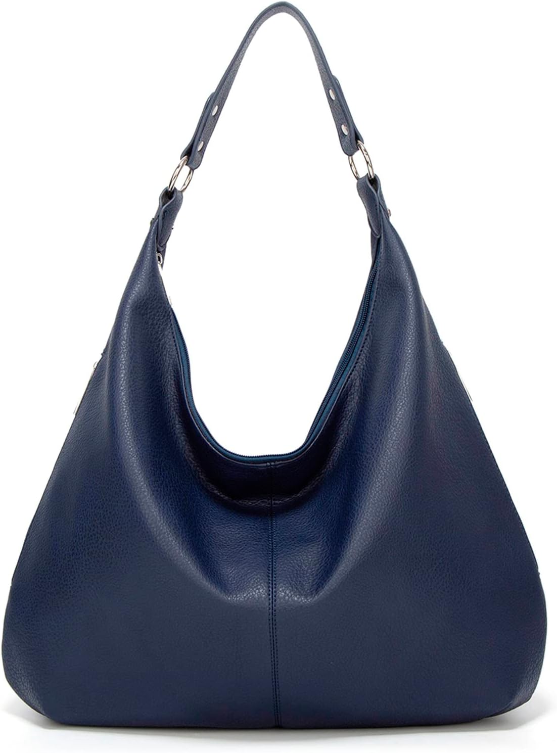 Ashioup Hobo Bags for Women Soft PU Leather Shoulder Bag Vintage Slouchy Handbag with Zipper - PuriLite