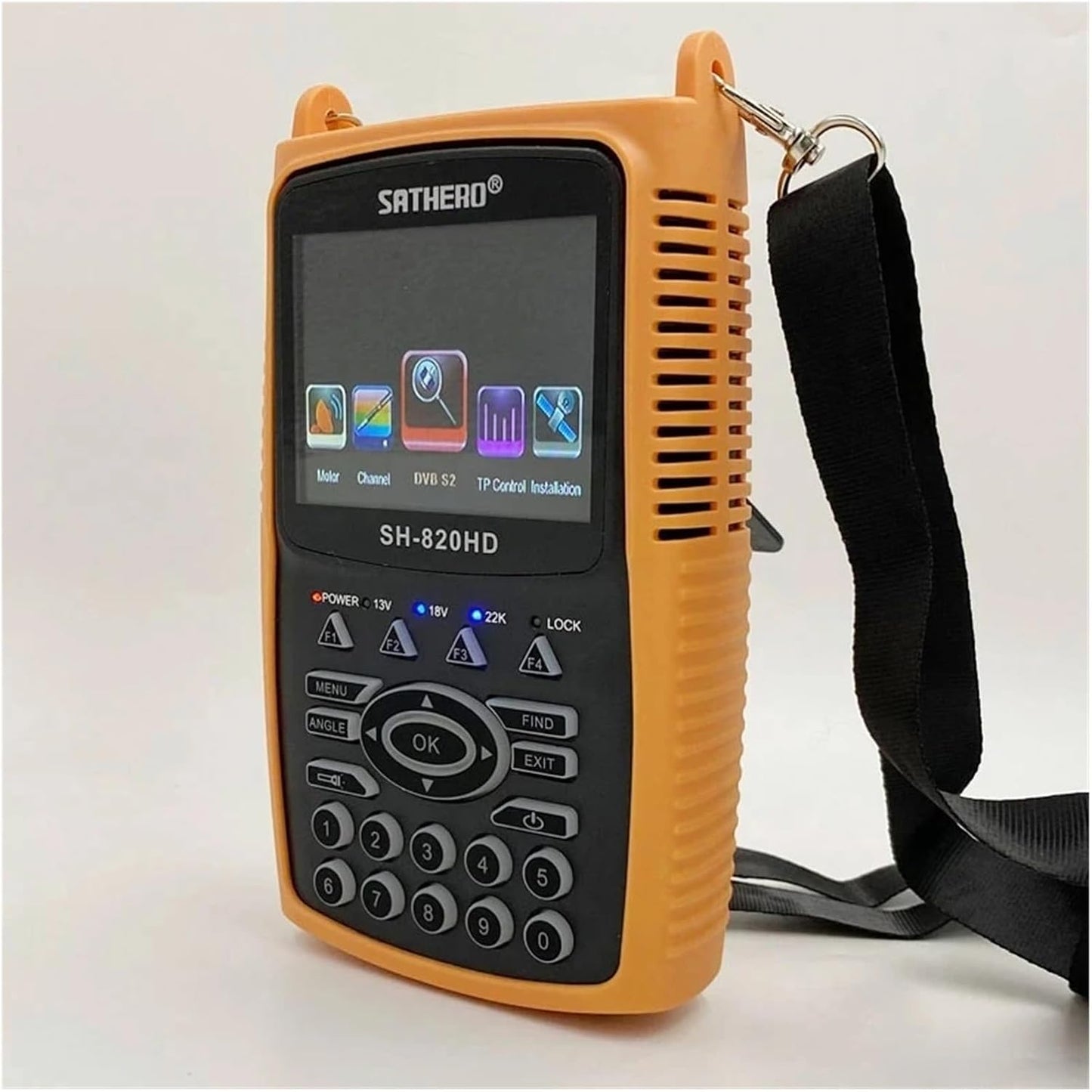 3.5 Inch Combo Satfinder SATHERO SH-820HD Satellite Finder Meter.265 HEVC,DVB-S/S2/T/T2/C/CCTV HD Digital Signal Meter(S2 T2 CCTV)