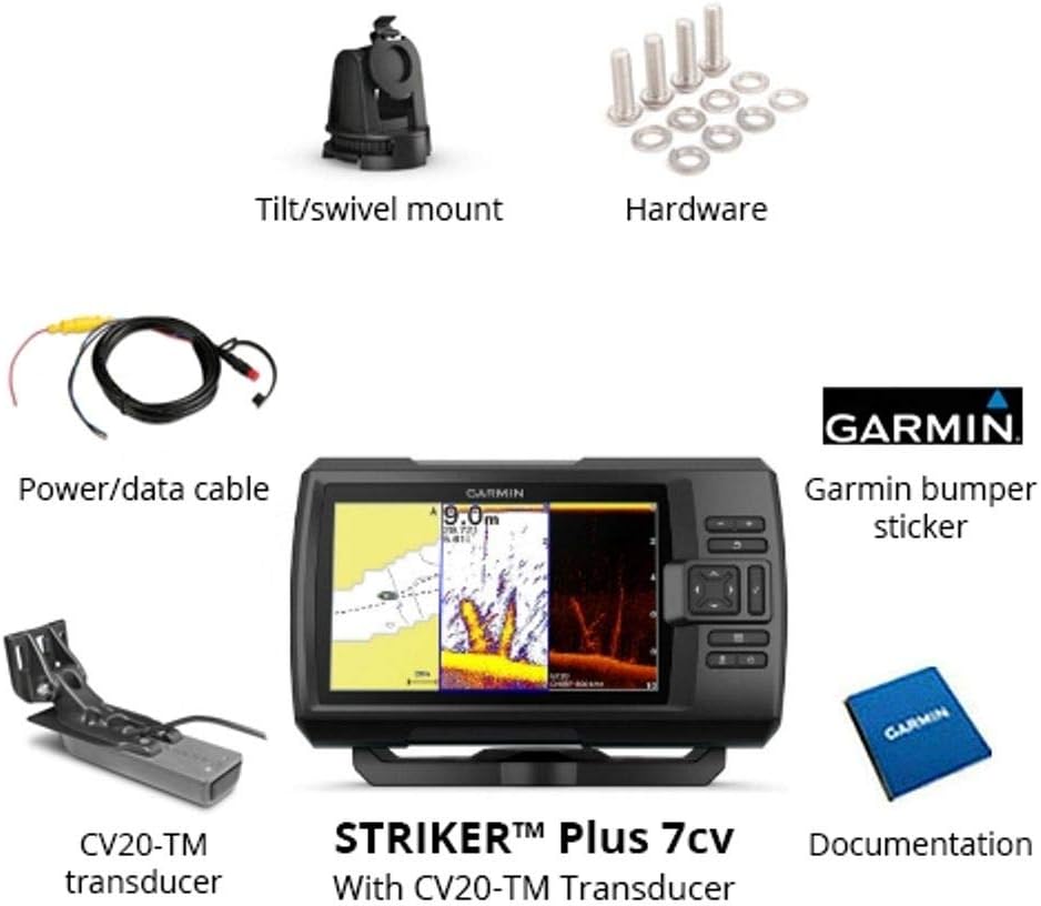 Garmin 010-01870-01 Striker Plus 4 with Dual-Beam Transducer, 4 inches