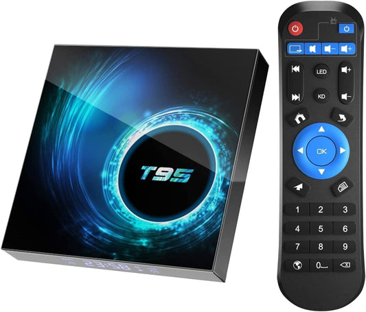 Android Box 10.0,Sidiwen Android TV Box 10.0 4GB RAM 32GB ROM Quad-core Cortex-A53 with WiFi 2.4G/5G Bluetooth 5.0 Support Ethernet 10M/100M - PuriLite