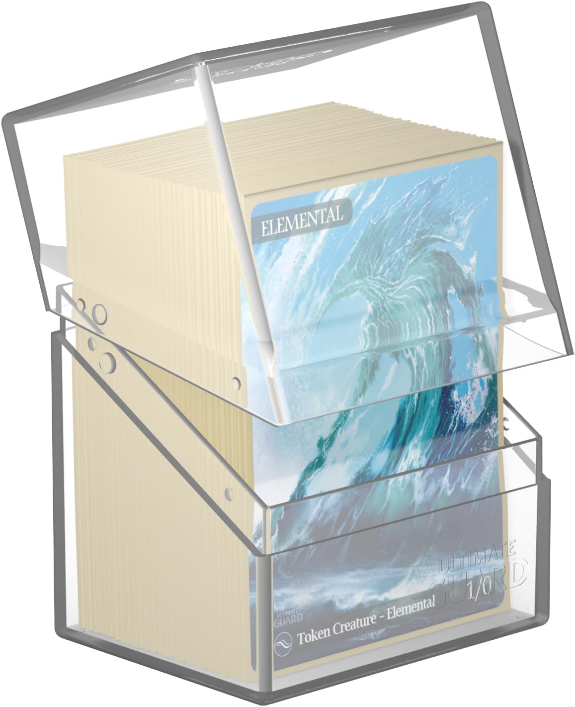Ultimate Guard Boulder 100+ Classic, Deck Case for 100 Double-Sleeved TCG Cards, Onyx, Secure & Durable Storage for Trading Card Games, Soft-Touch Finish